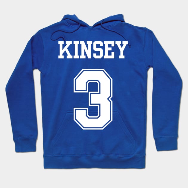 Kinsey 3 Bisexual Jersey Hoodie by The Weirdest Thing